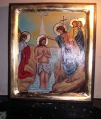 Nr.136.Chrzest w Jordanie-wym.32-25-3cm